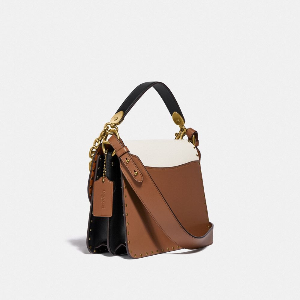 COACH Beat Shoulder Bag In Colorblock With Rivets