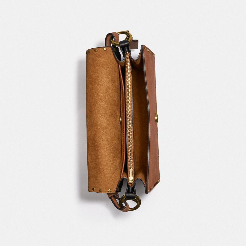 BEAT SHOULDER BAG IN COLORBLOCK WITH RIVETS - Alternate View 2