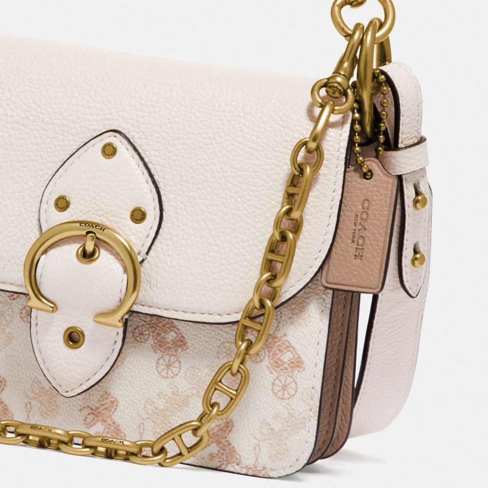 COACH Beat Shoulder Bag 18 With Horse And Carriage Print