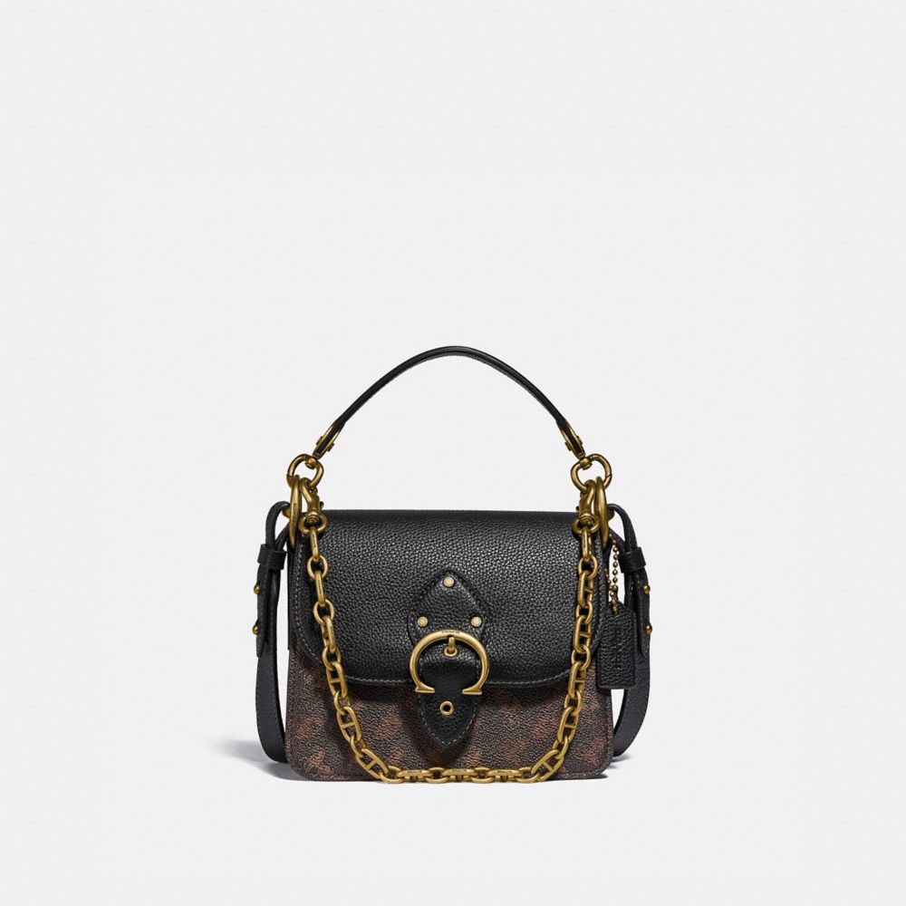 BEAT SHOULDER BAG 18 WITH HORSE AND CARRIAGE PRINT