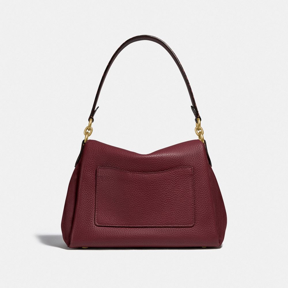 COACH May Shoulder Bag With Snakeskin Detail