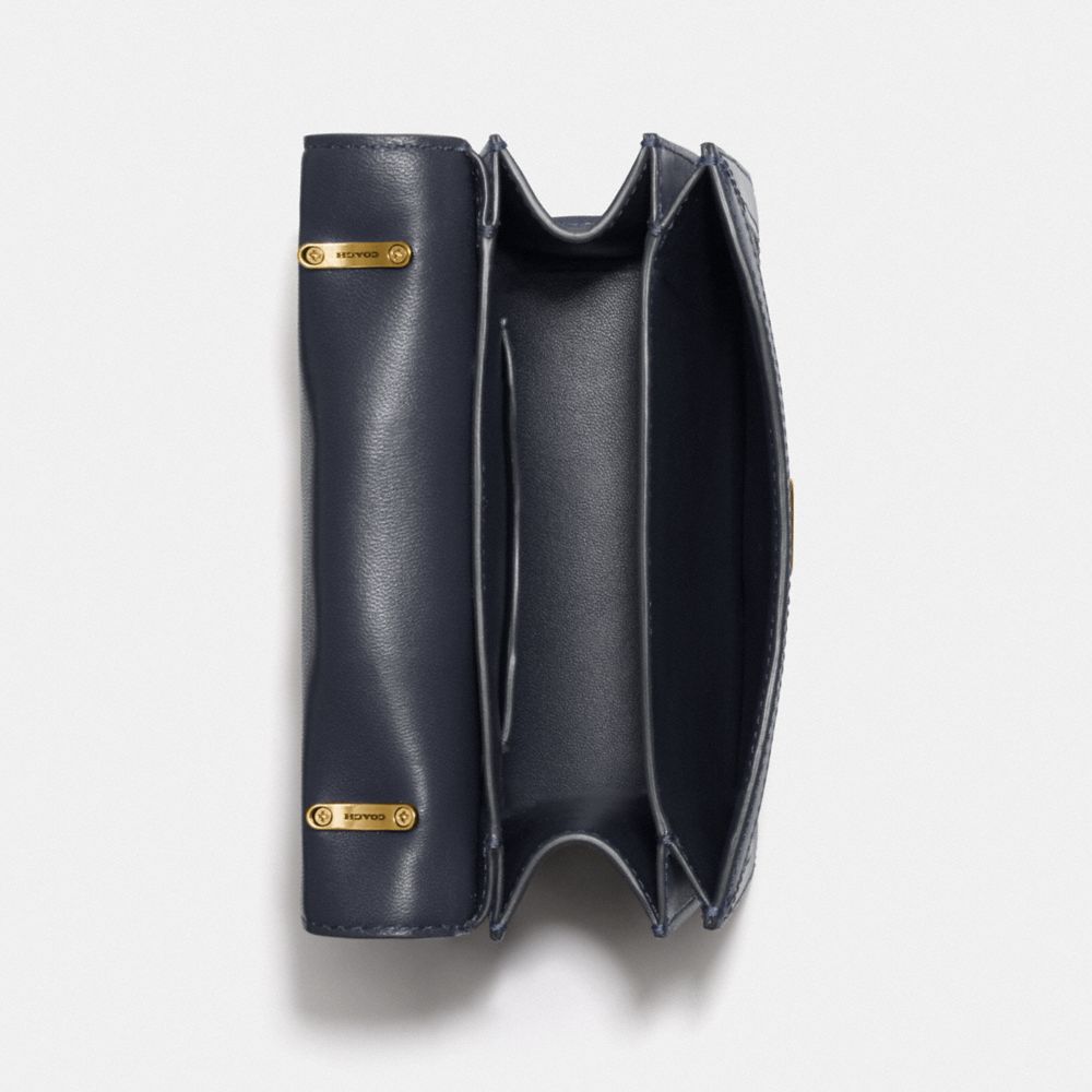 ALIE SHOULDER BAG 18 IN SIGNATURE JACQUARD WITH SNAKESKIN DETAIL - Alternate View 2