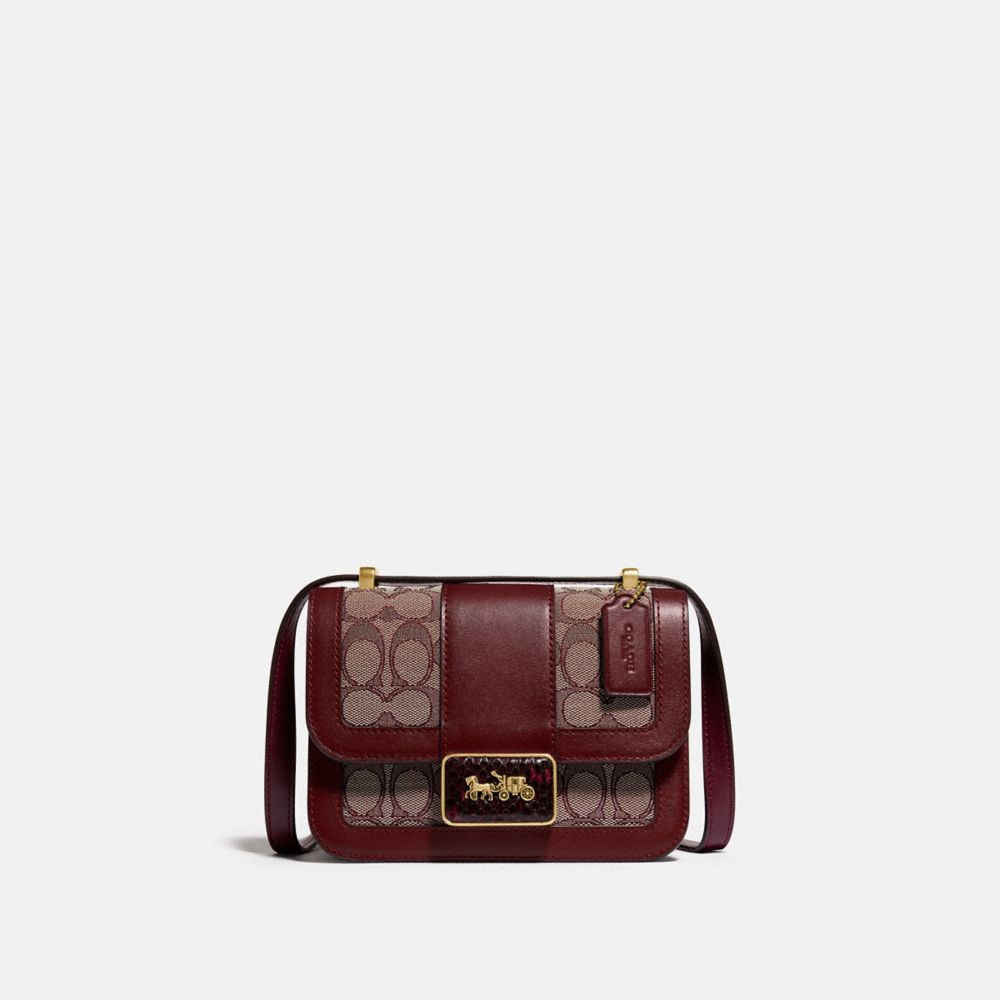 coach burgundy bag