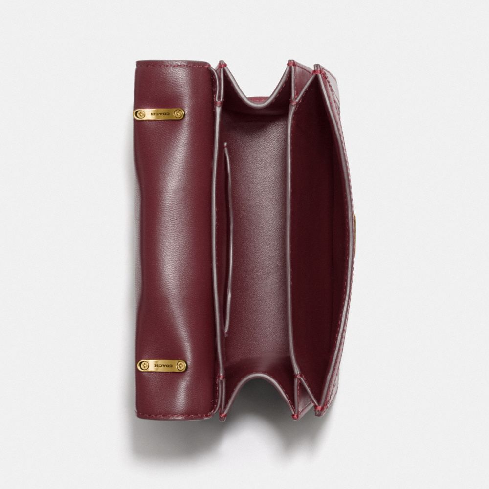 ALIE SHOULDER BAG 18 IN SIGNATURE JACQUARD WITH SNAKESKIN DETAIL - Alternate View 2