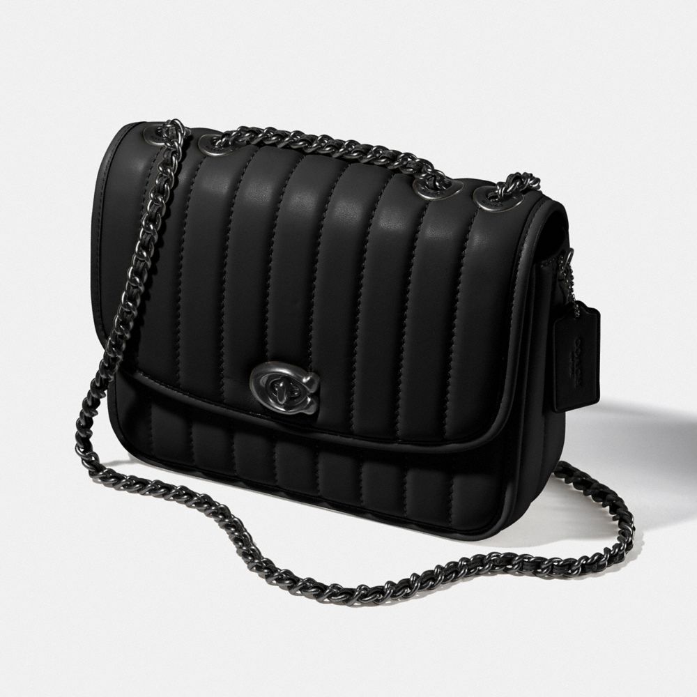 coach black messenger bag
