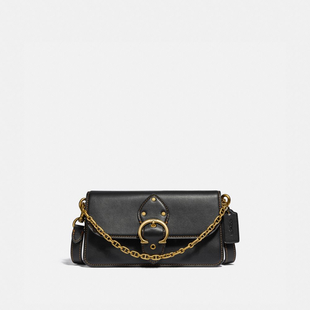 coach black crossbody clutch