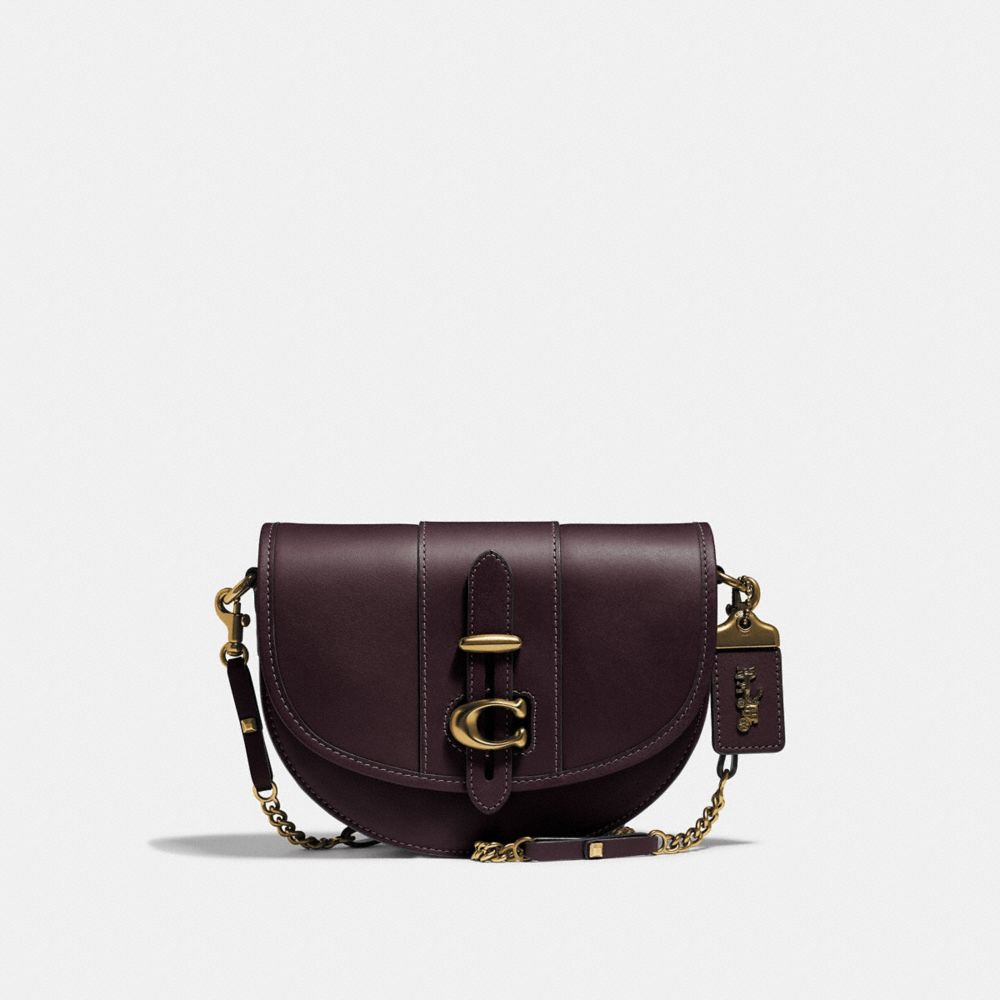 jet set large logo and leather crossbody