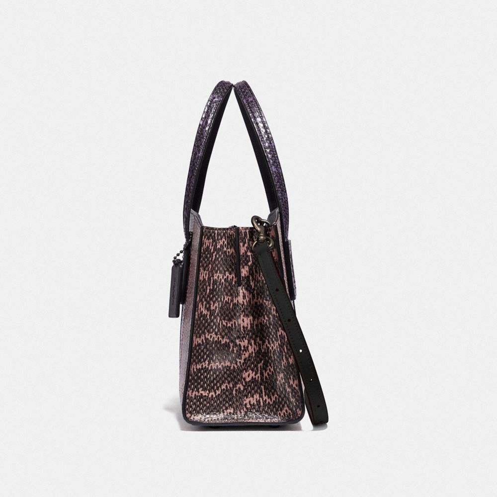 charlie carryall in ombre snakeskin