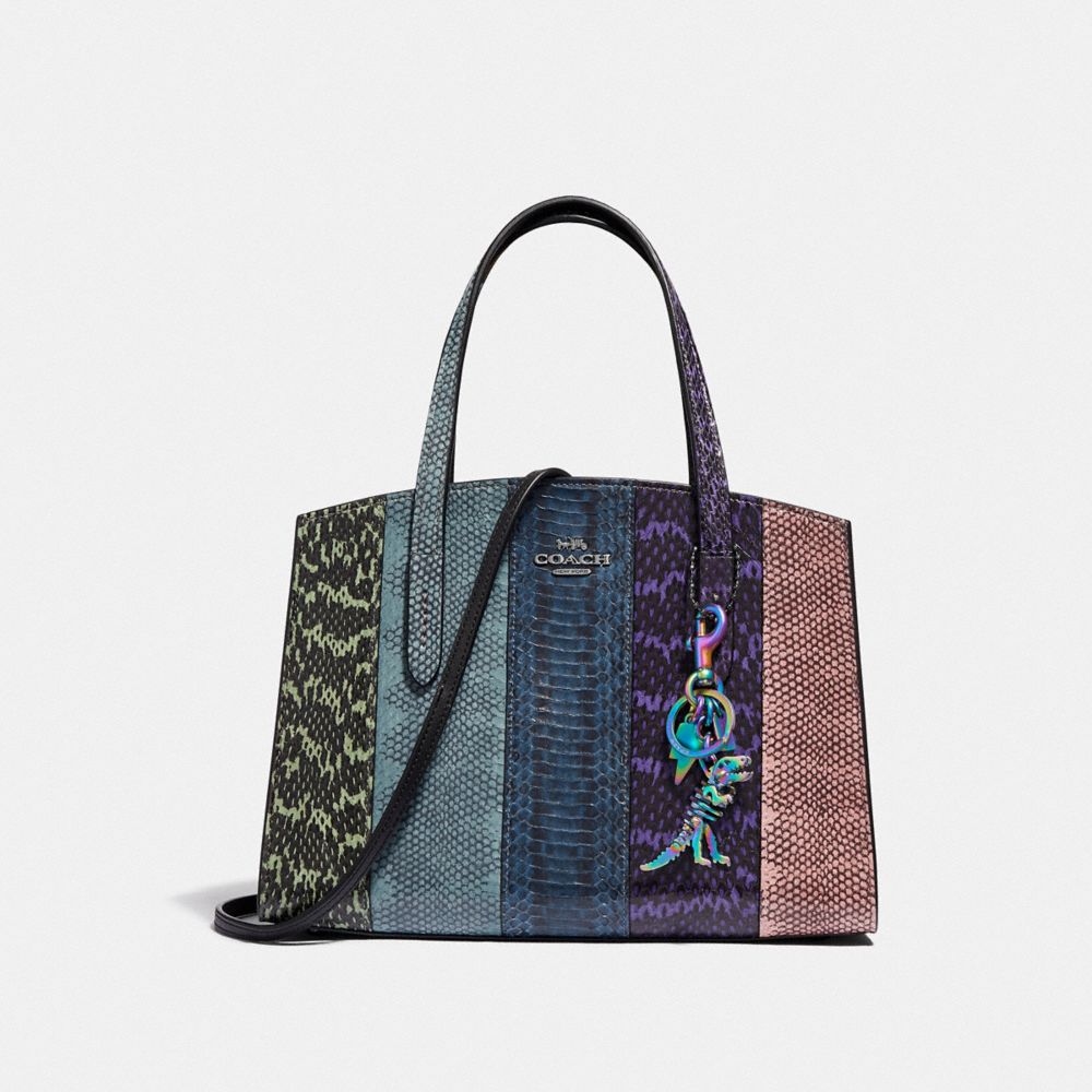 charlie carryall in ombre snakeskin