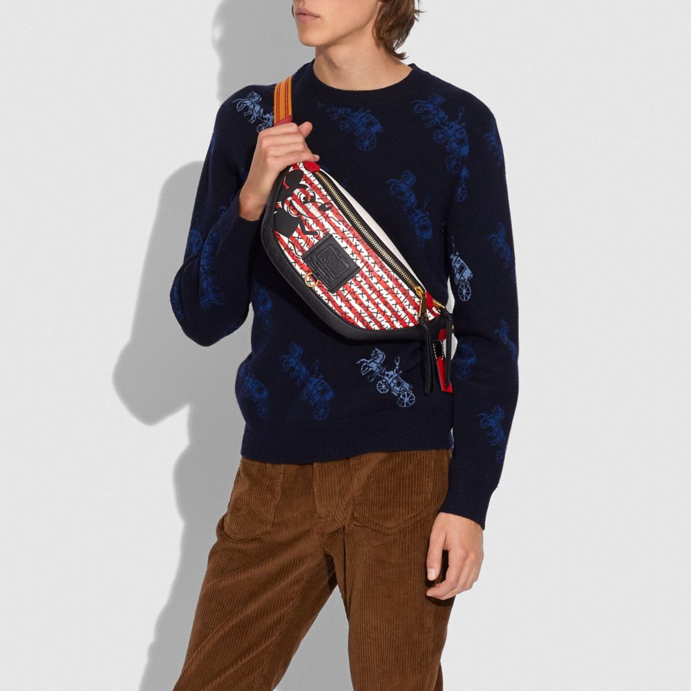 SAC BANANE RIVINGTON DISNEY MICKEY MOUSE X KEITH HARING - Alternate View 3