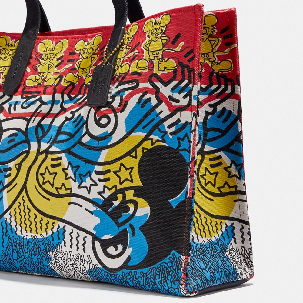 coach keith haring tote