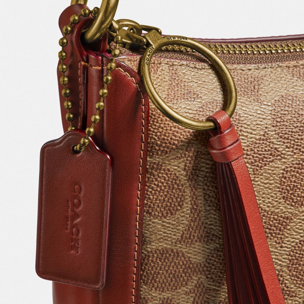 coach tan crossbody