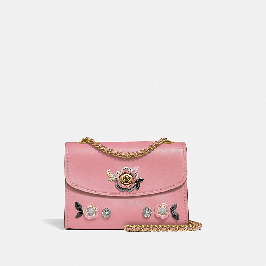 COACH: Parker 18 With Allover Tea Rose Stones