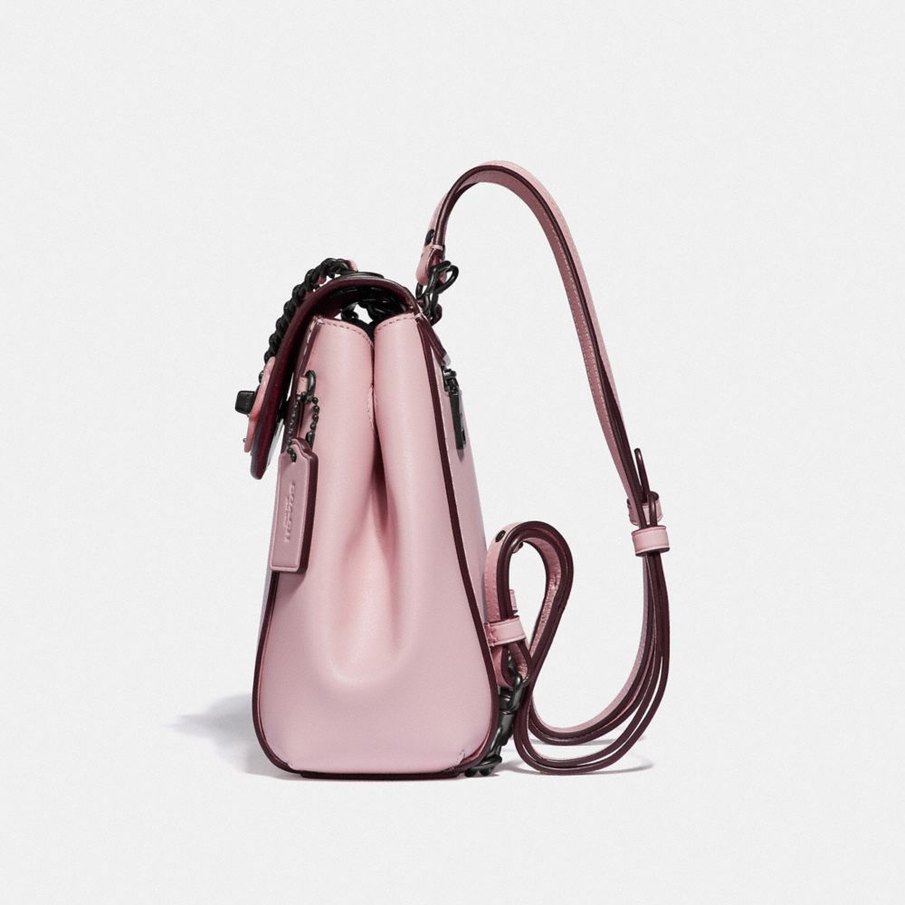 coach parker tea rose turnlock shoulder bag