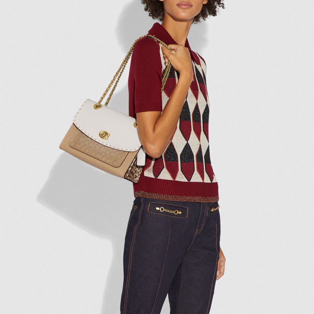 coach parker rivet bag