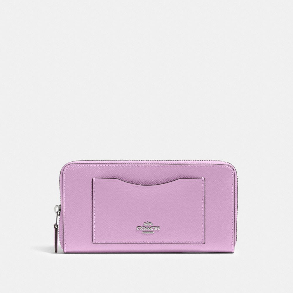 COACH®,ACCORDION ZIP WALLET,pusplitleather,,Front View