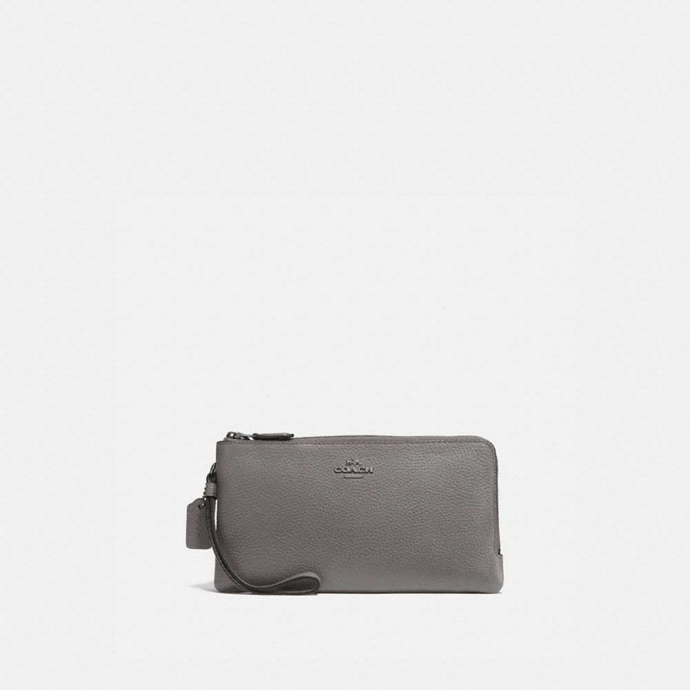 coach wallet gray