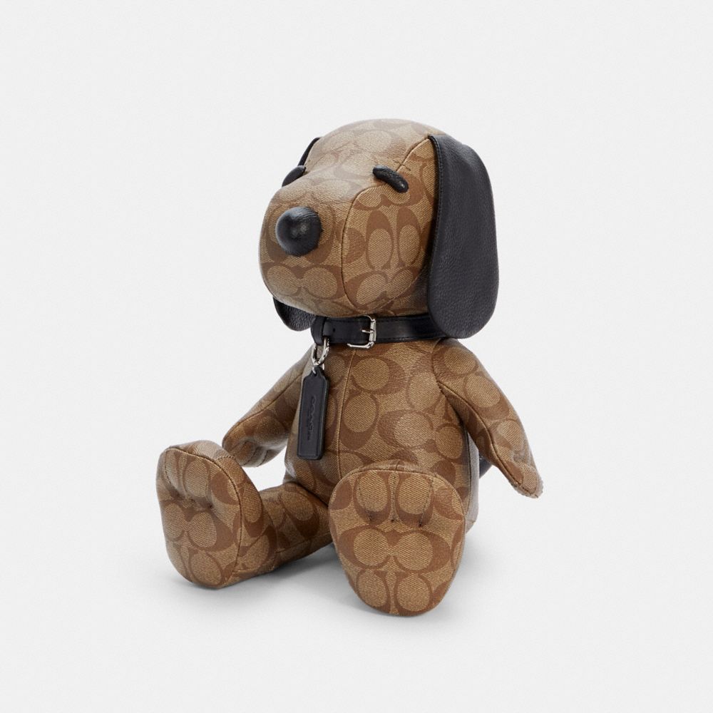 Coach Coach X Peanuts Snoopy Collectible in Signature Canvas Khaki Coach Insider Coach Insider Exclusives Early Access: Coach x Peanuts 