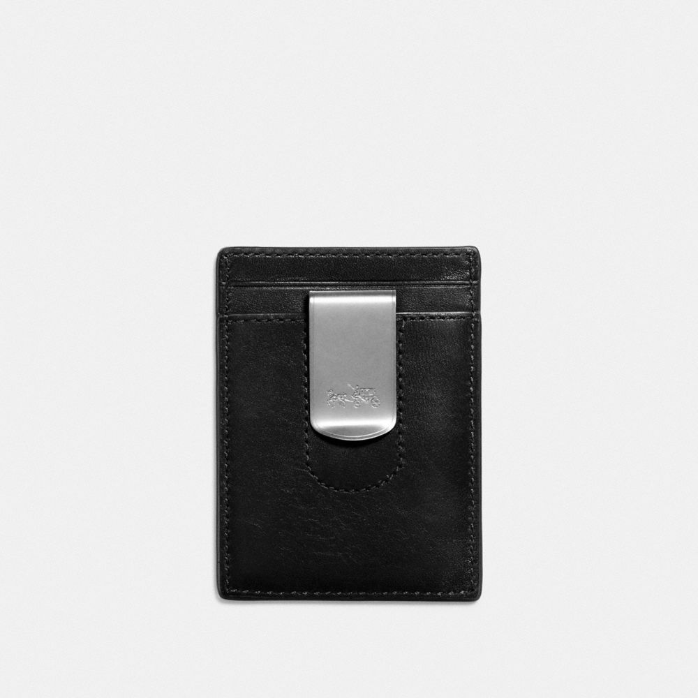 card case wallet with money clip