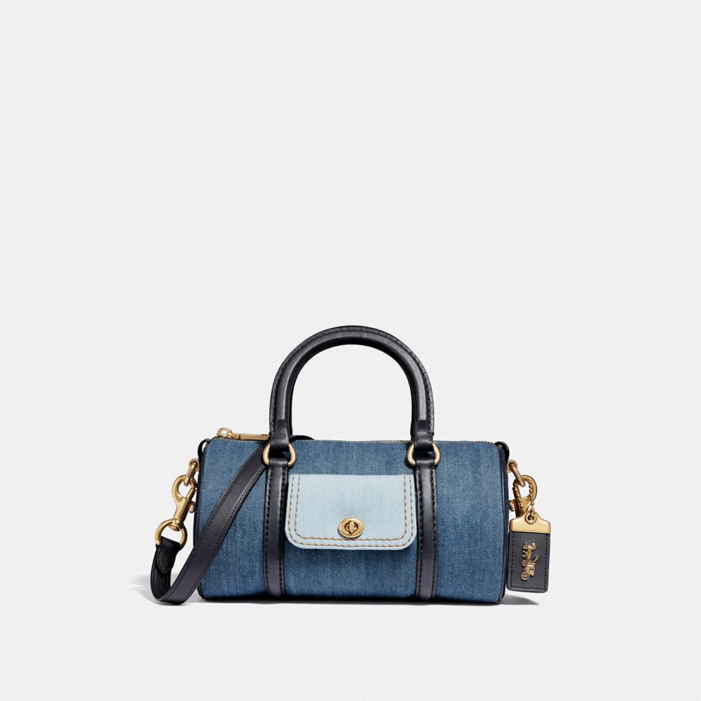 coach denim satchel