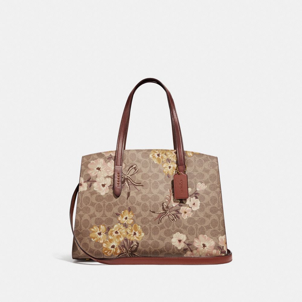 coach flower handbag