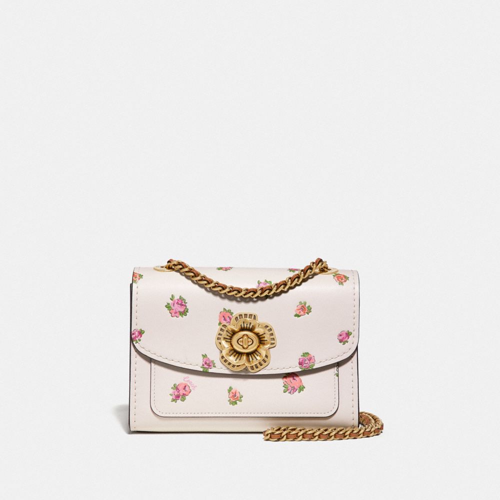 coach rose print bag