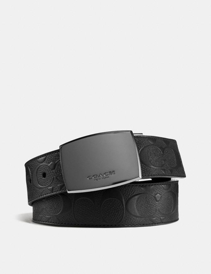 Classic Plaque Cut-To-Size Reversible Belt in Signature Leather | COACH