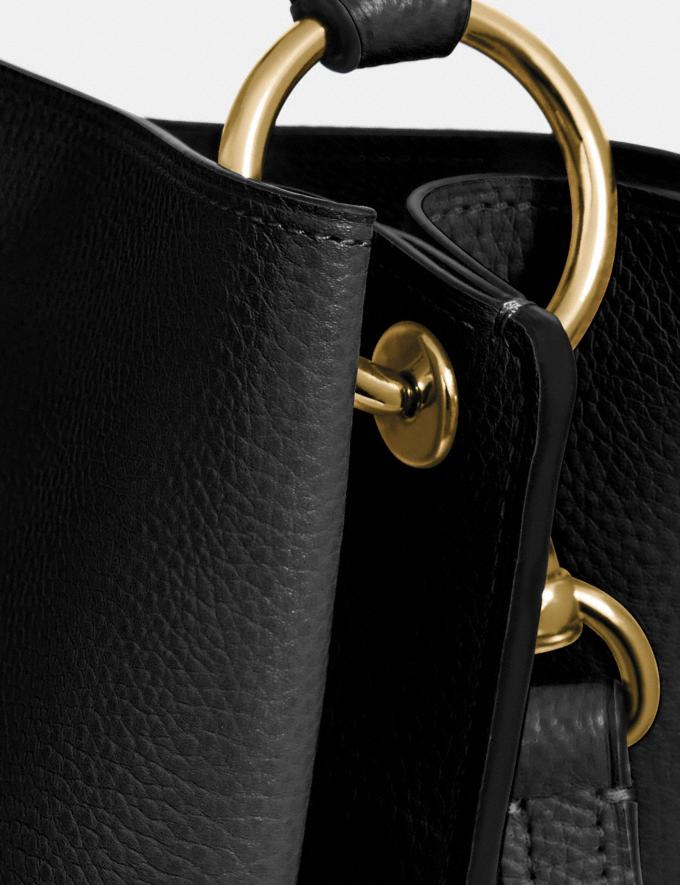 coach charlie bucket bag black