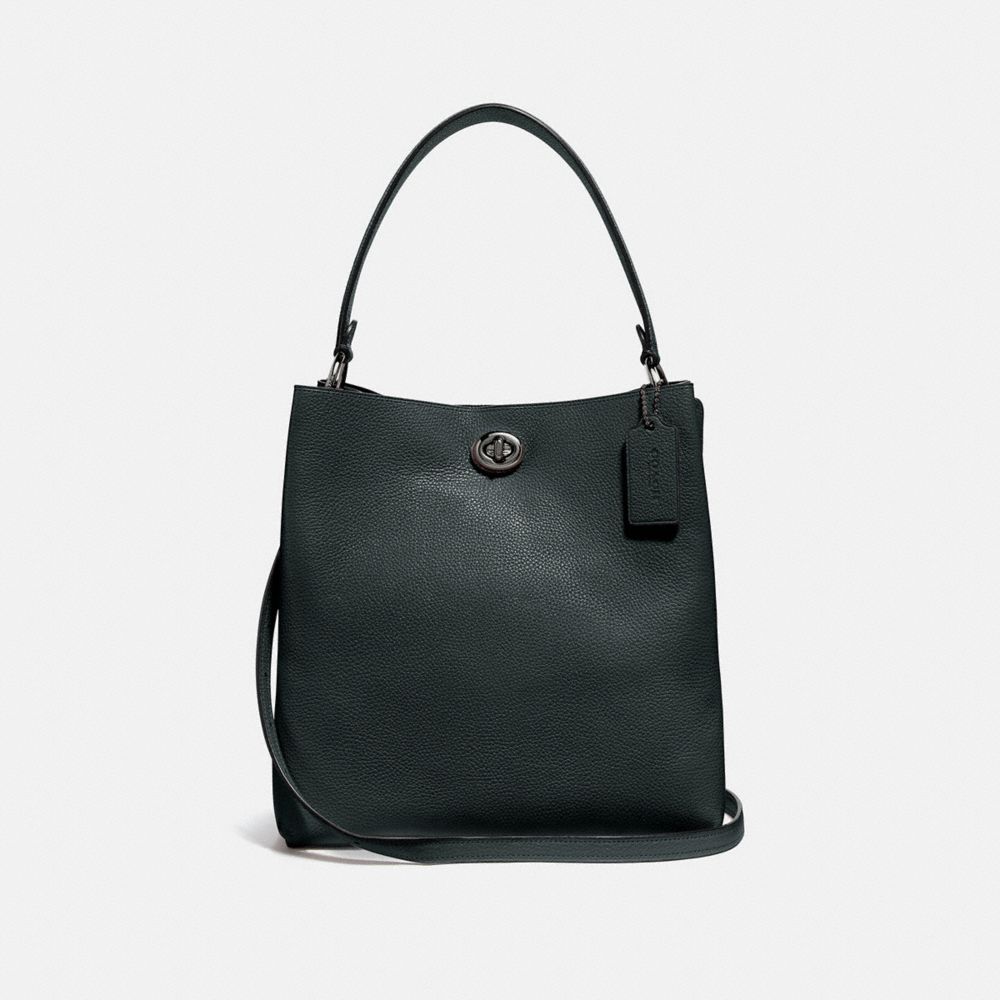 green coach bag