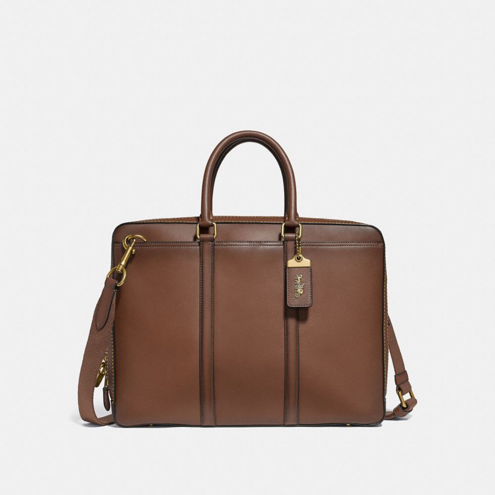 coach metropolitan double zip briefcase