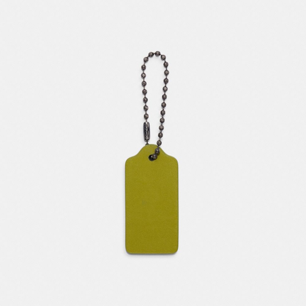 Coach Add-on Monogram Hangtag In Flax
