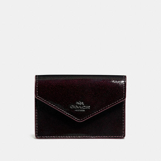 COACH: Envelope Card Case In Patent Leather