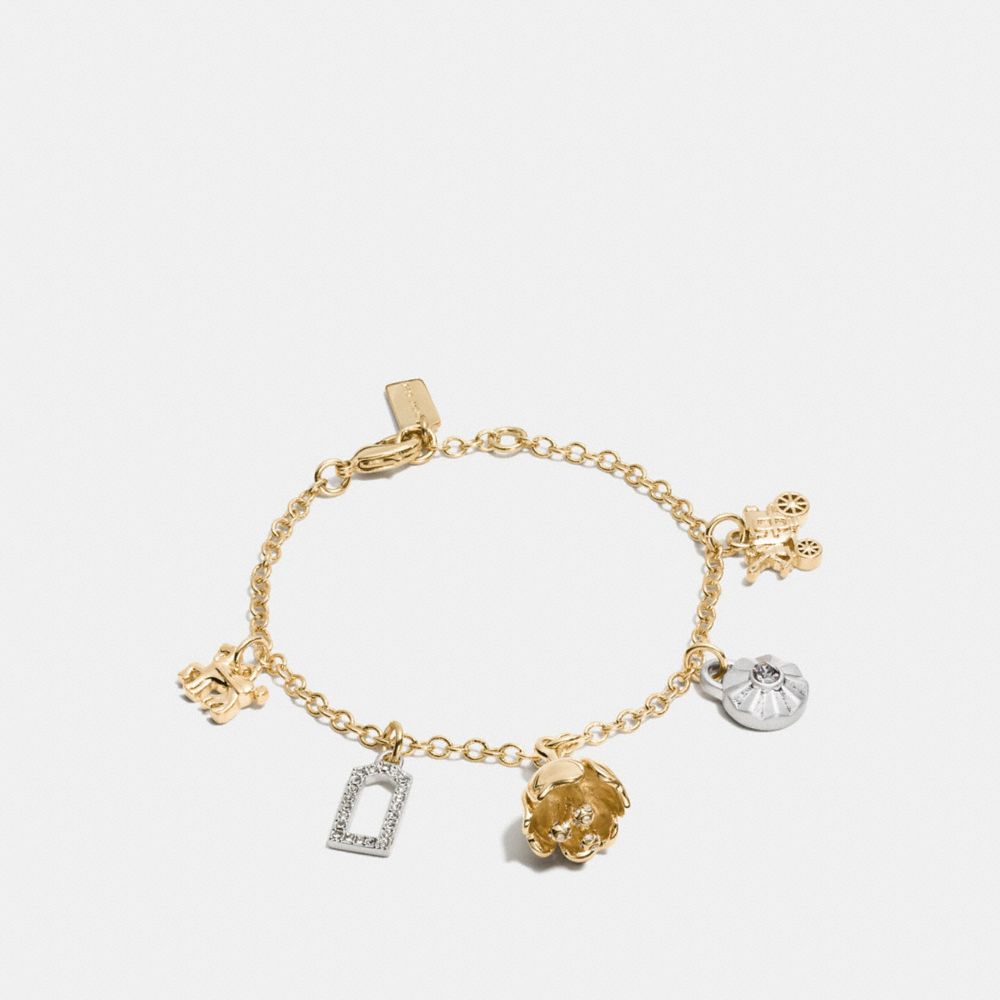 silver gold bracelet