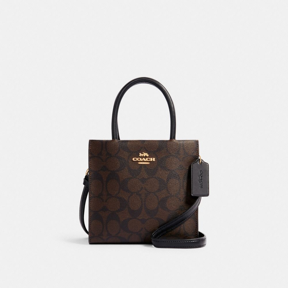 COACH® Outlet MINI CALLY CROSSBODY IN SIGNATURE CANVAS