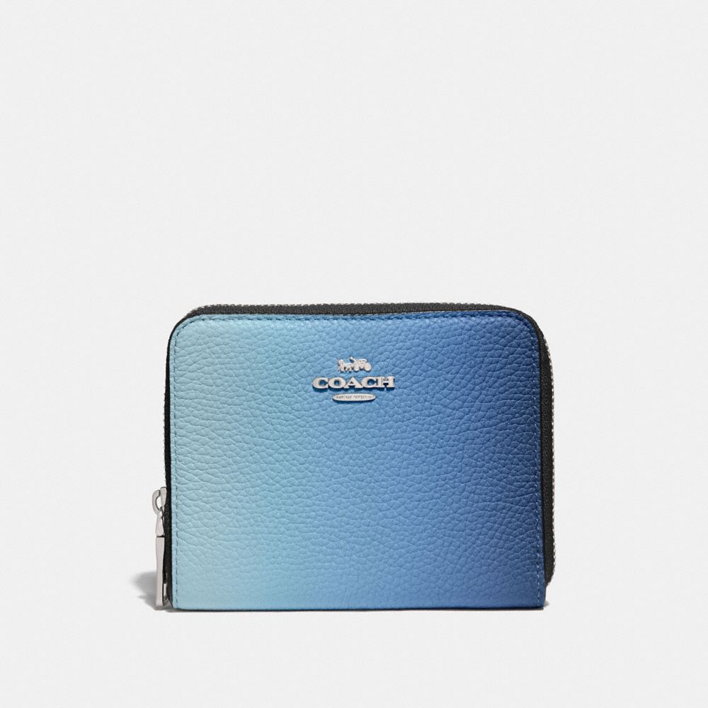 blue ombre coach purse