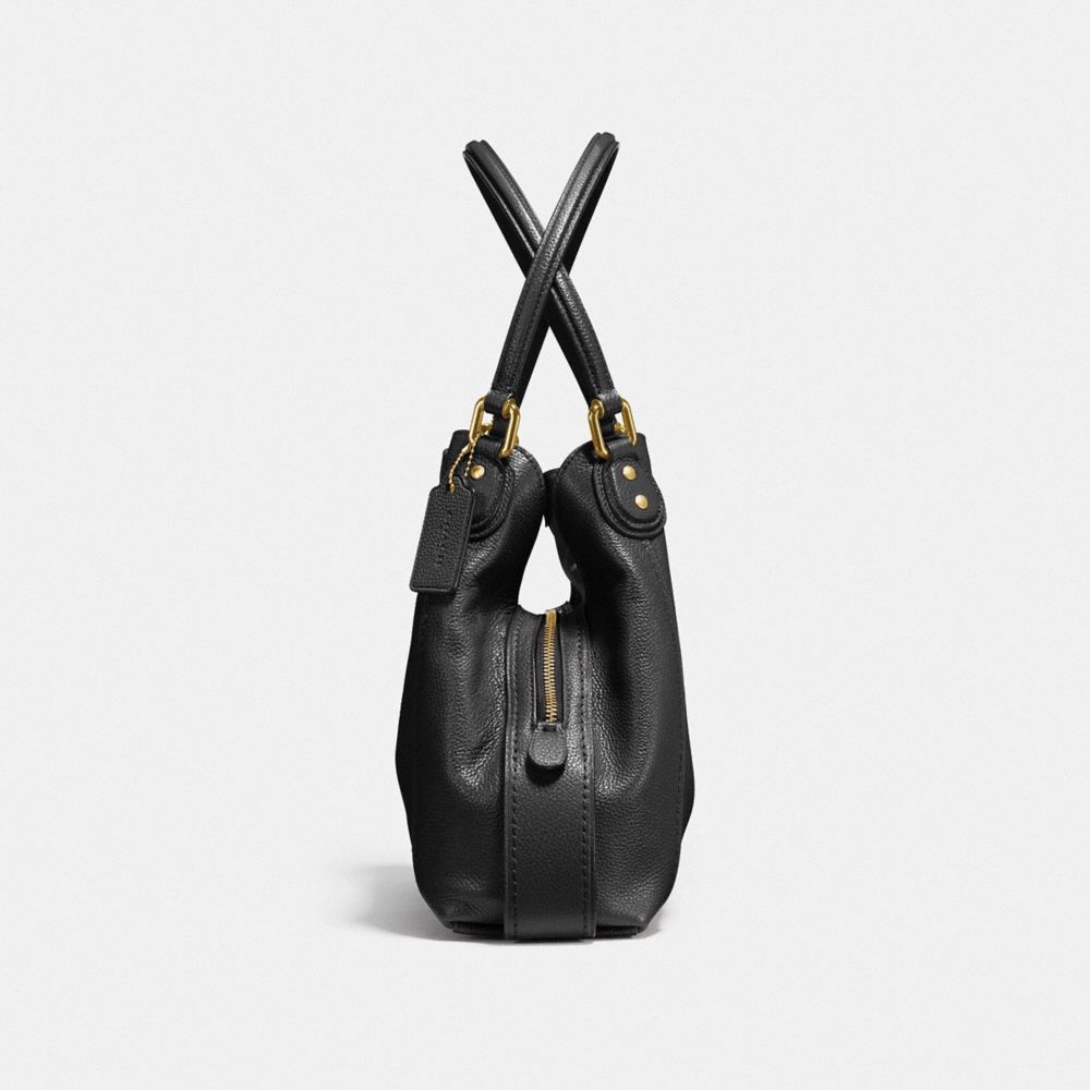 coach edie leather shoulder bag