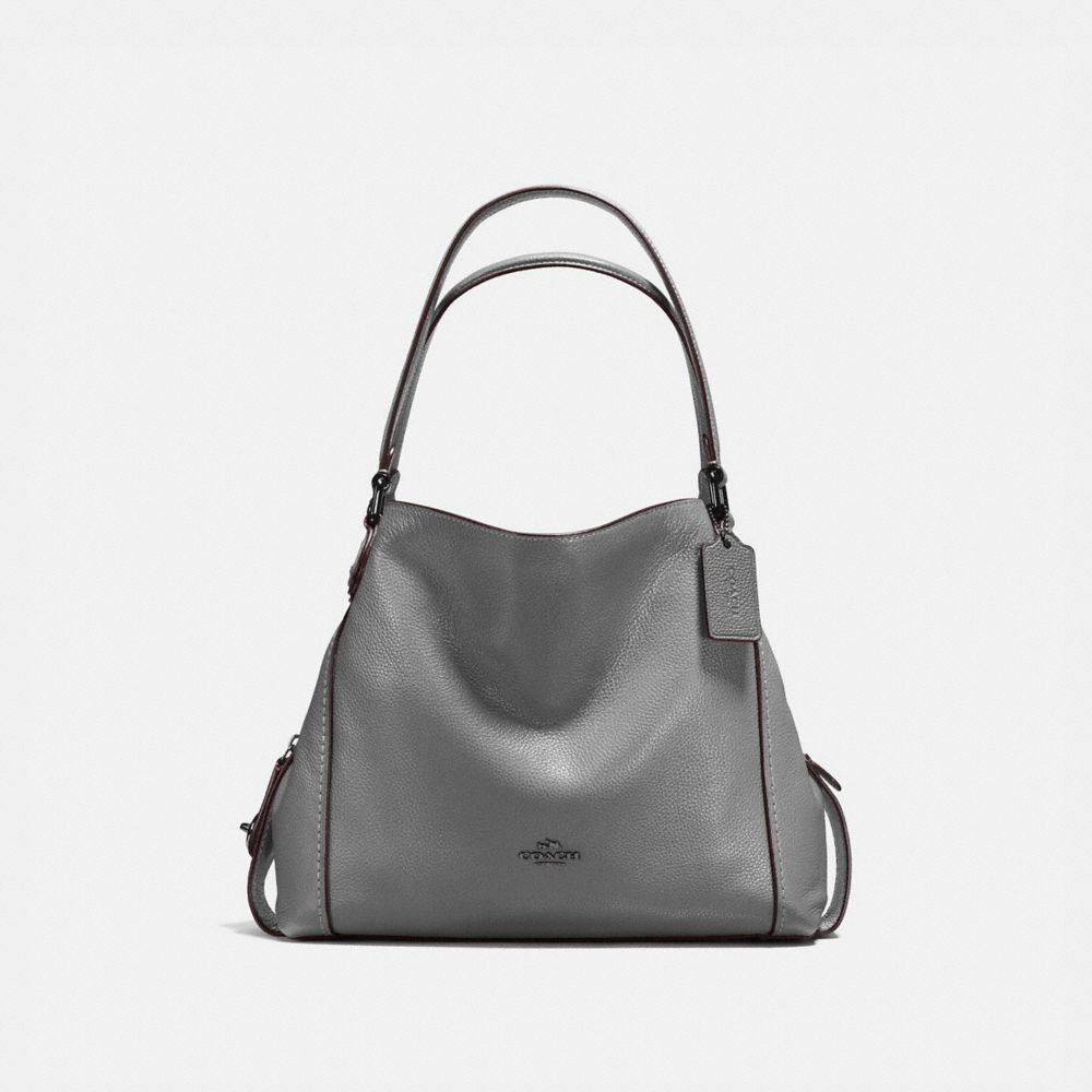 edie 31 leather shoulder bag