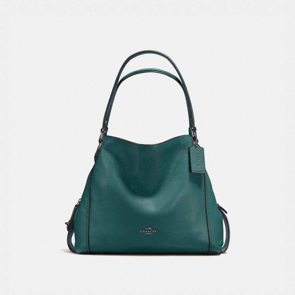 teal shoulder bag