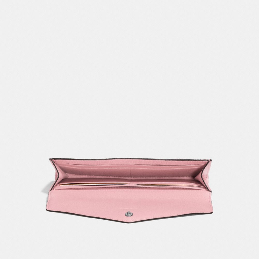 COACH®,SOFT WALLET,pusplitleather,,Inside View,Top View