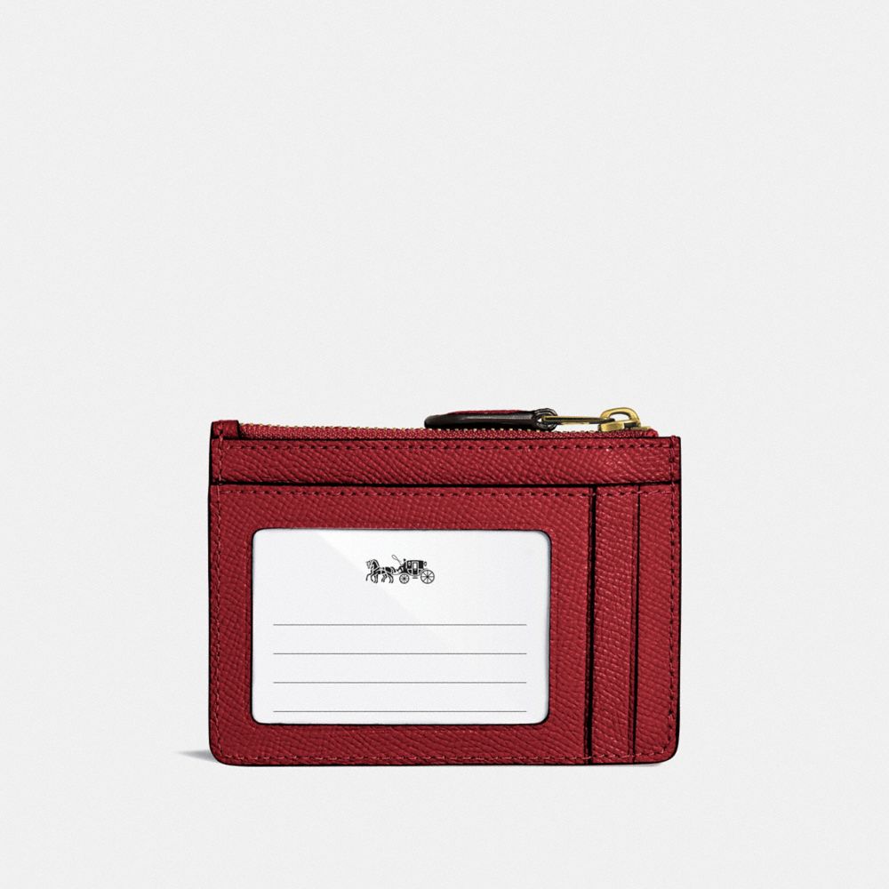 red coach wallet