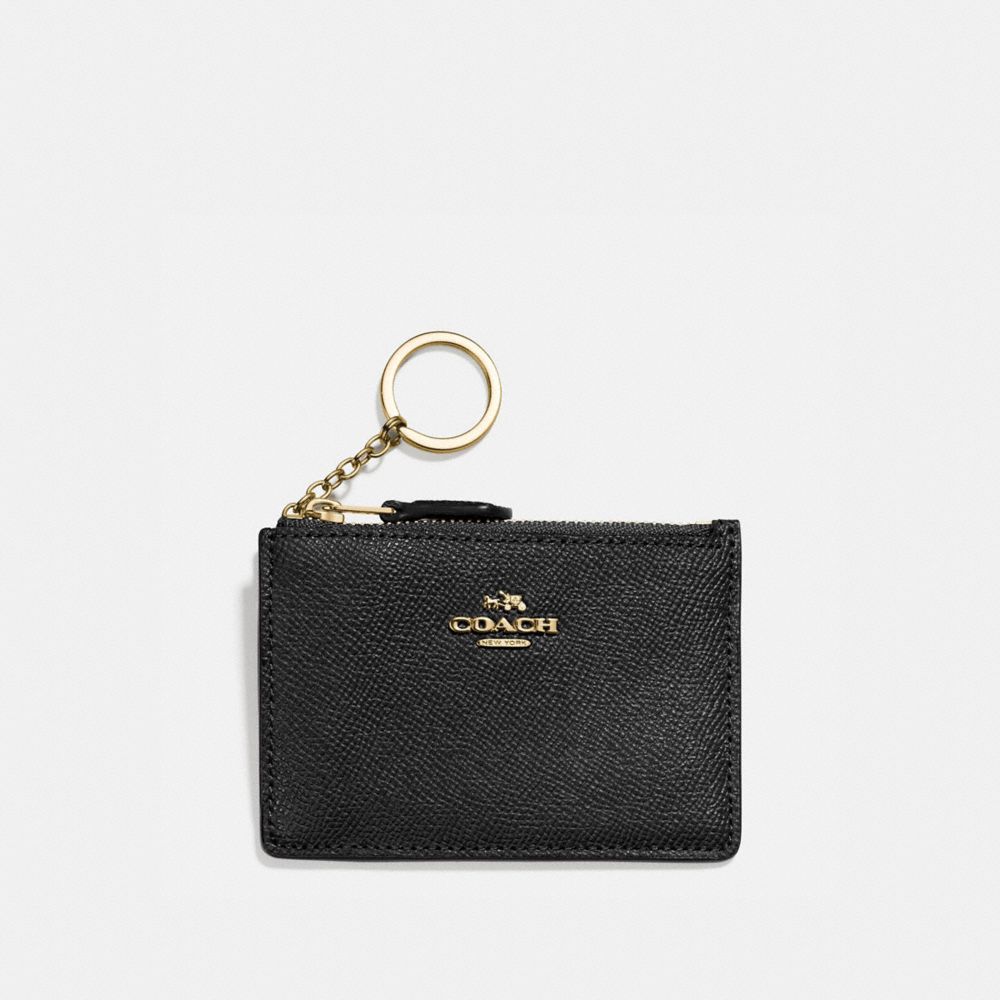 black coin pouch