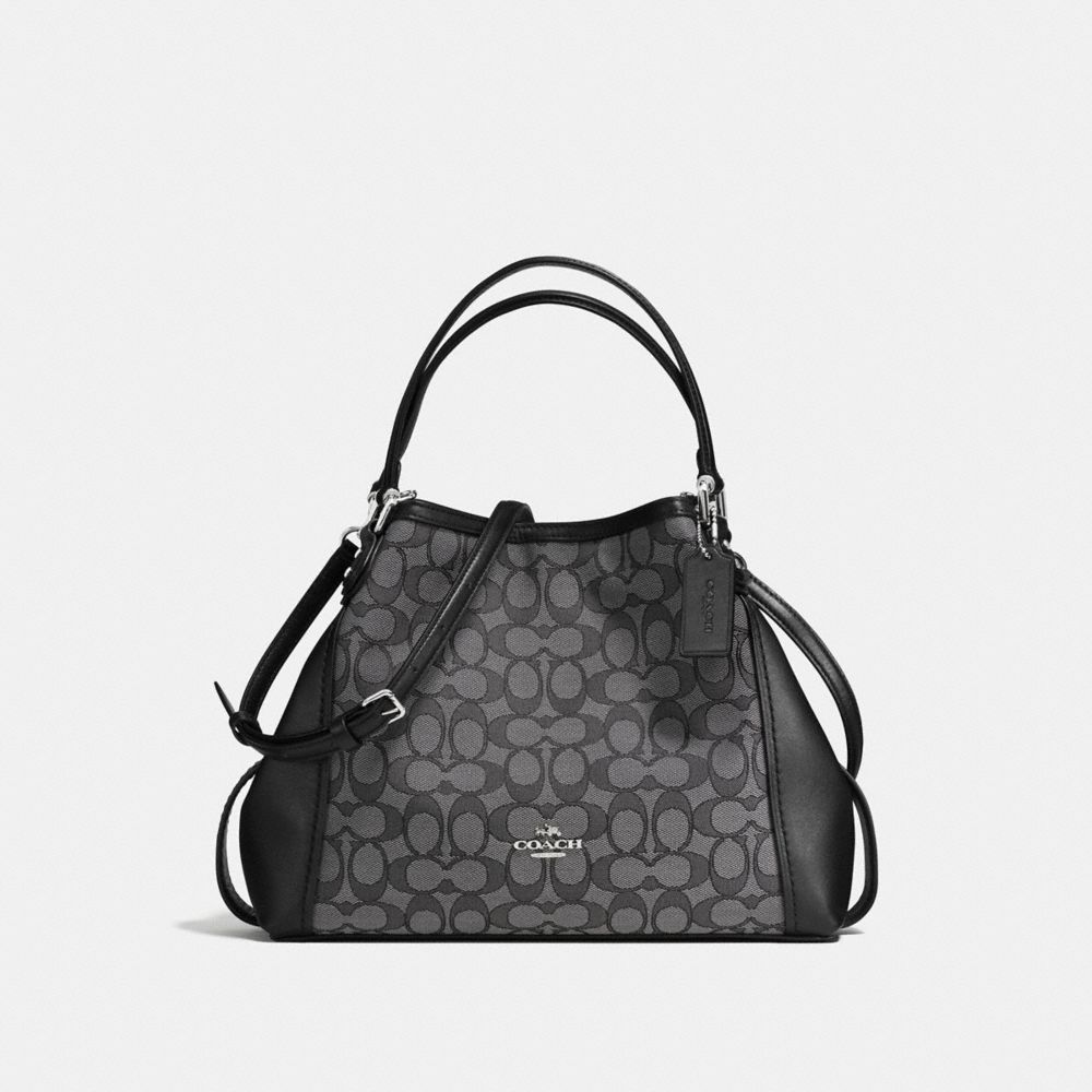 coach edie 28 black