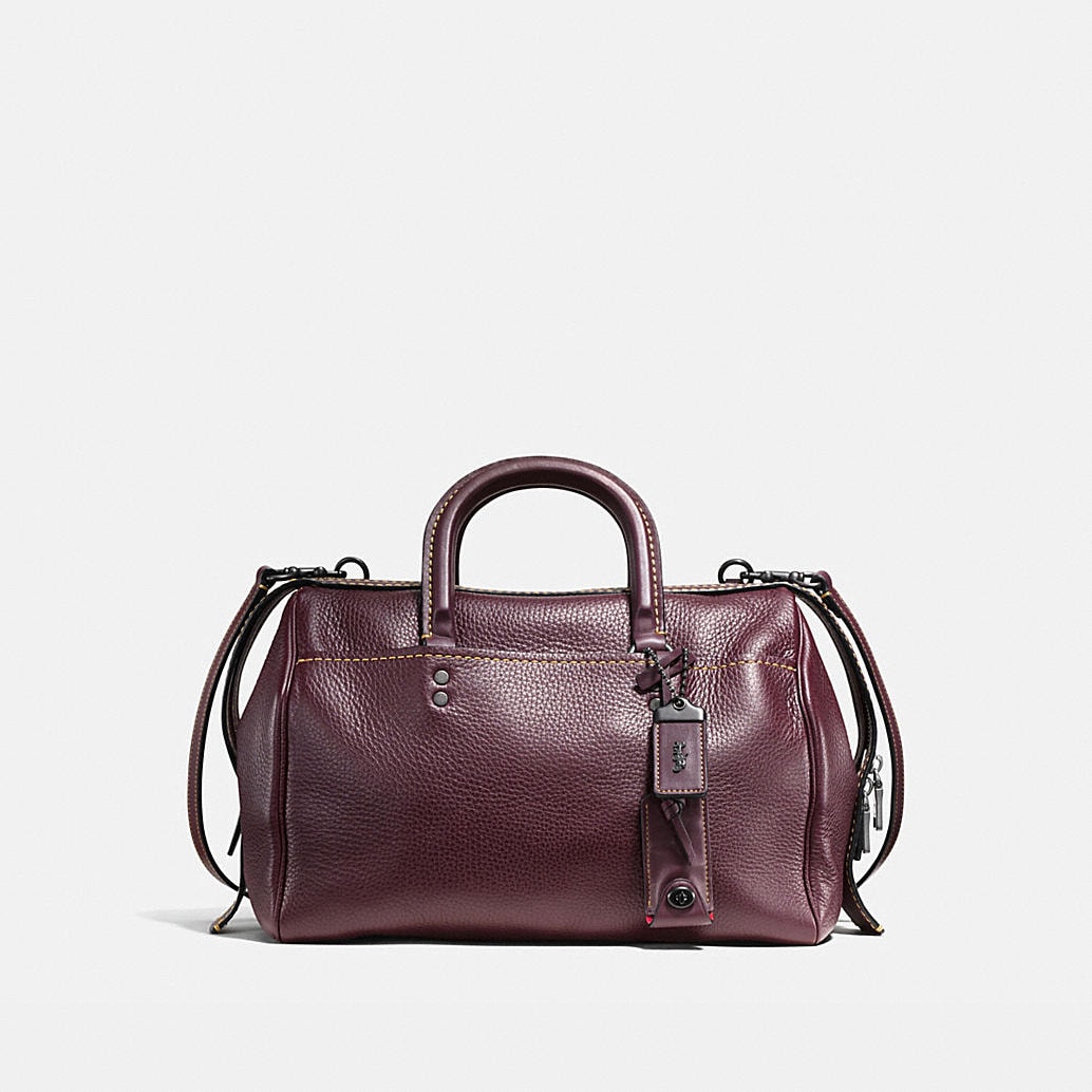 COACH: Rogue Satchel in Glovetanned Pebble Leather
