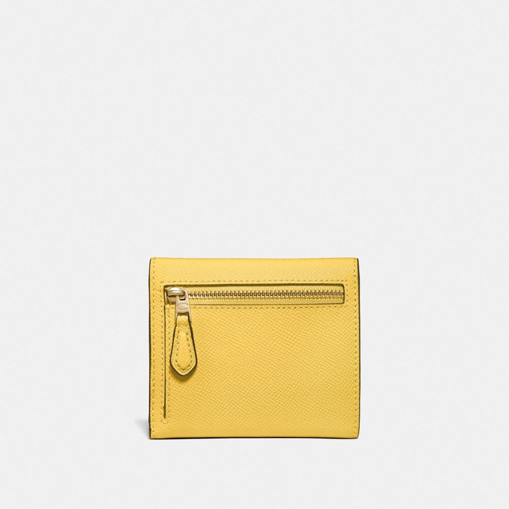 coach yellow wallet