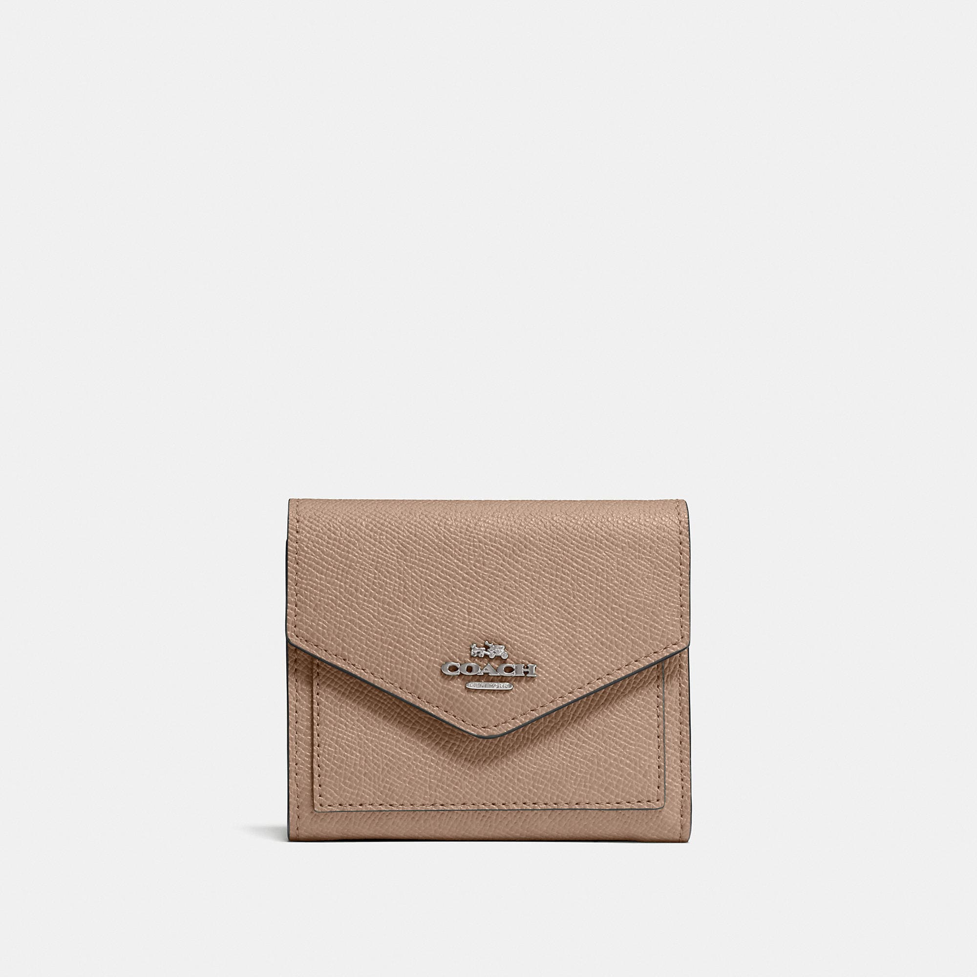 Coach Small Wallet In Lh/taupe