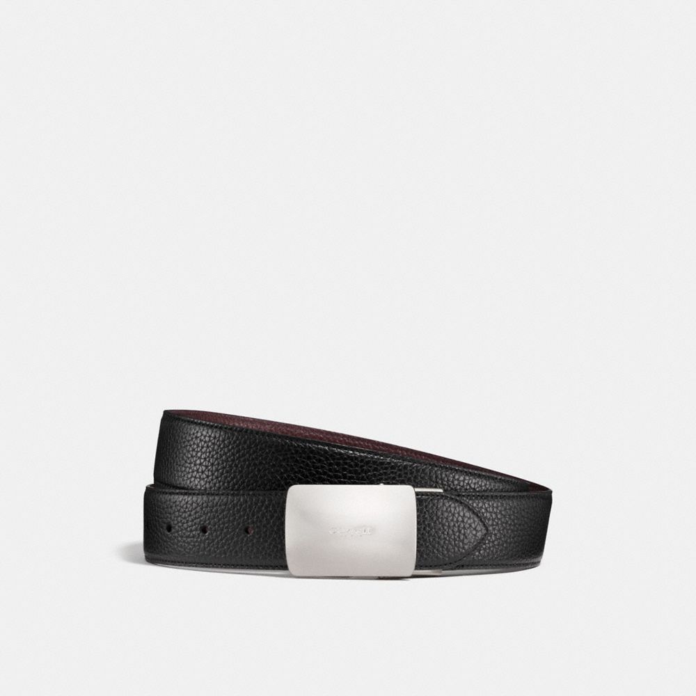 coach leather belt mens