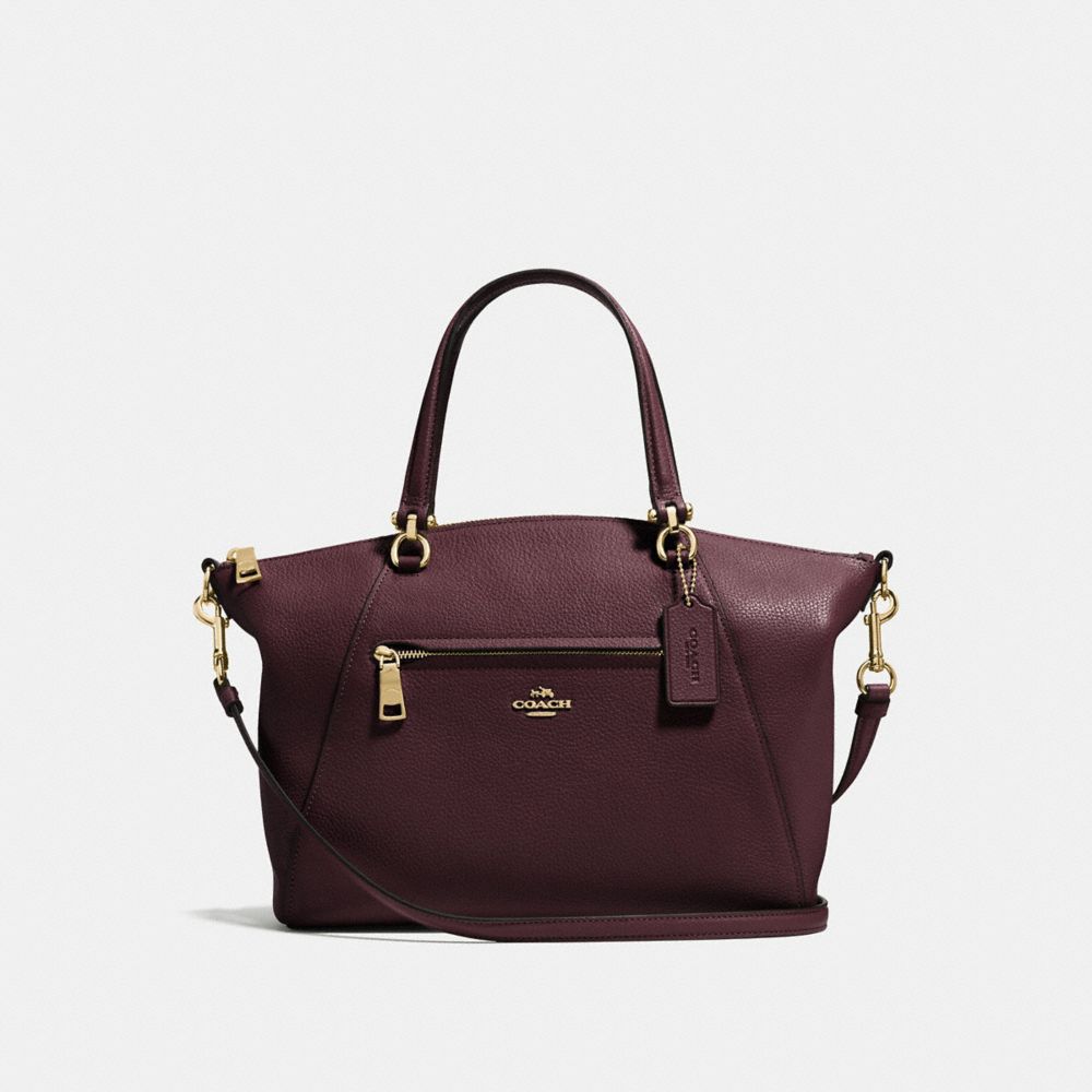 coach prairie satchel oxblood