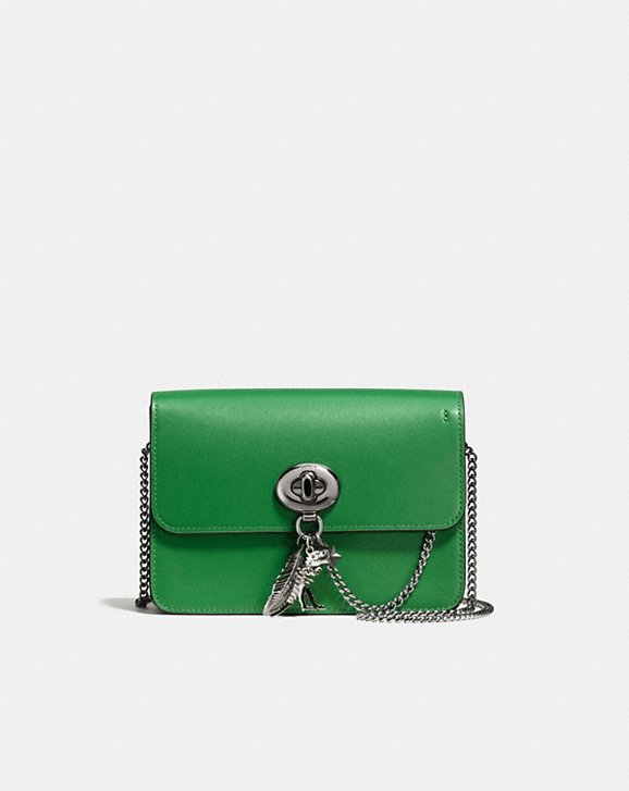 COACH: Bowery Crossbody in Refined Calf Leather With Rebel Charm