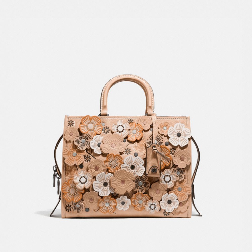 coach tea rose purse