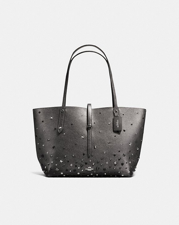 COACH: Market Tote With Star Rivets